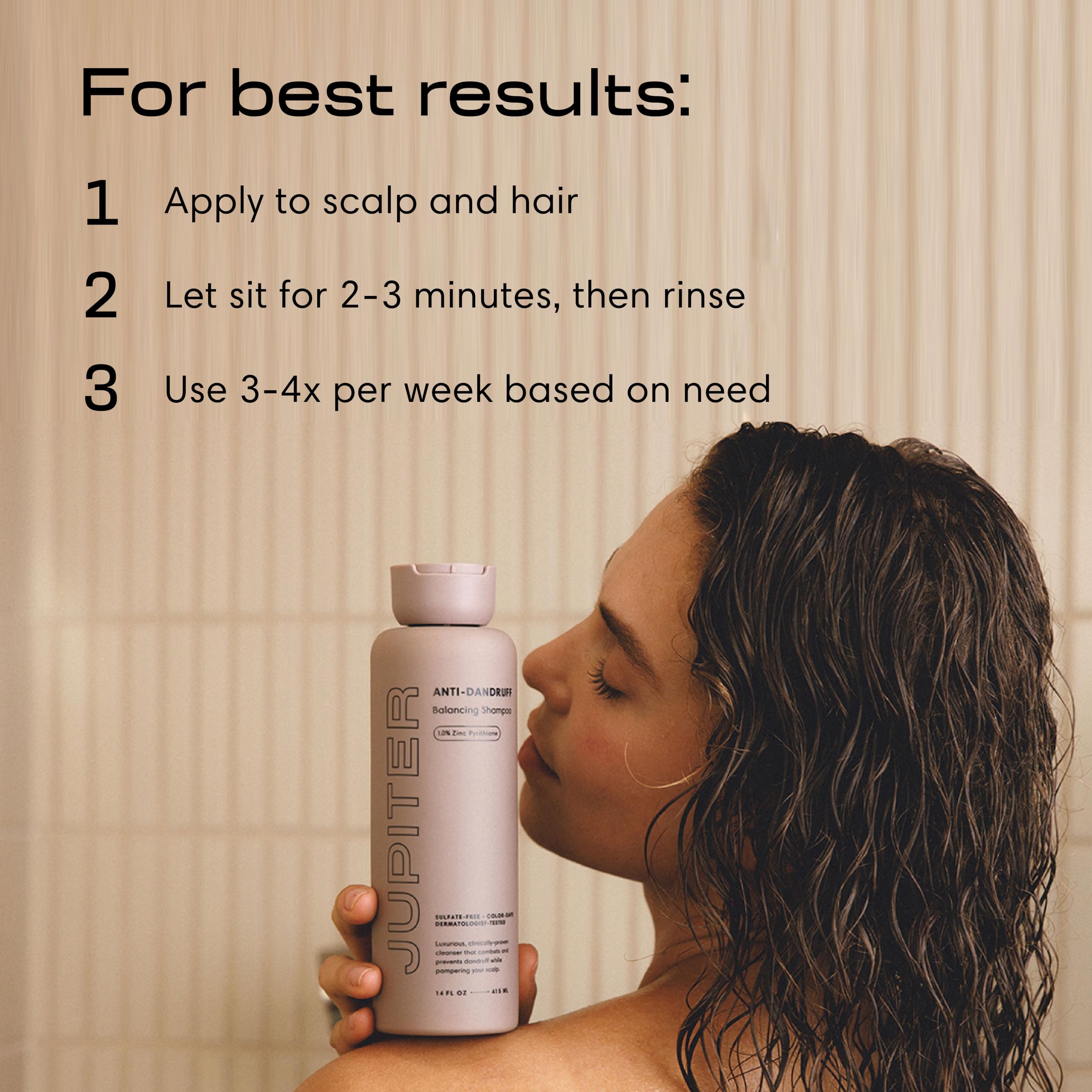 Jupiter Restoring Scalp Serum fast absorption provides lightweight comfort.