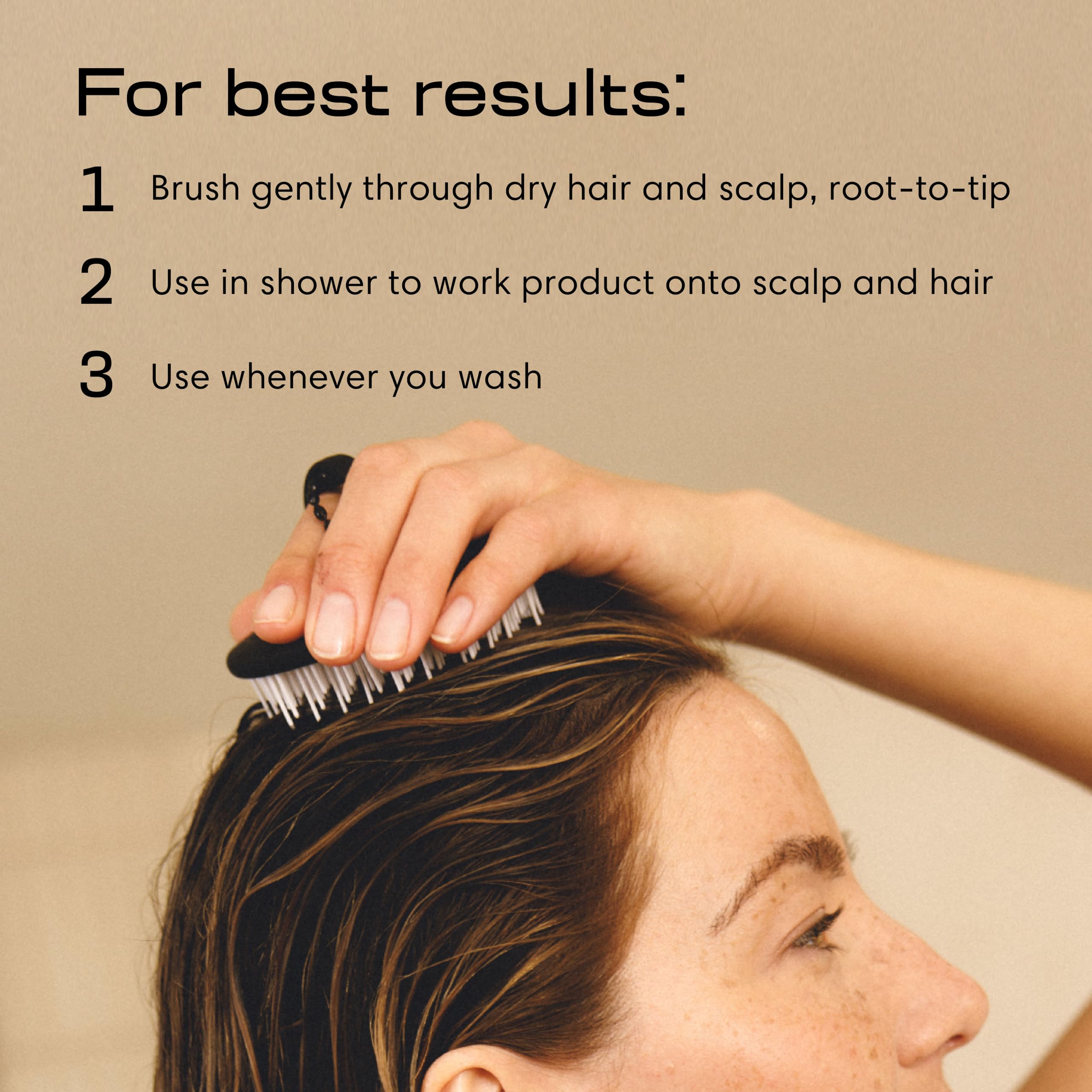 Waterproof design for shower storage.