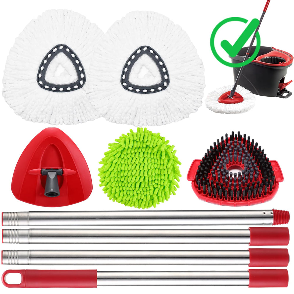 Juplentek EasyWring mop head ready for quick dust-trap cleaning