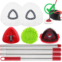 Juplentek EasyWring mop head ready for quick dust-trap cleaning