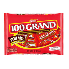 Just Candy 100 Grand bag front view, convenient snack option