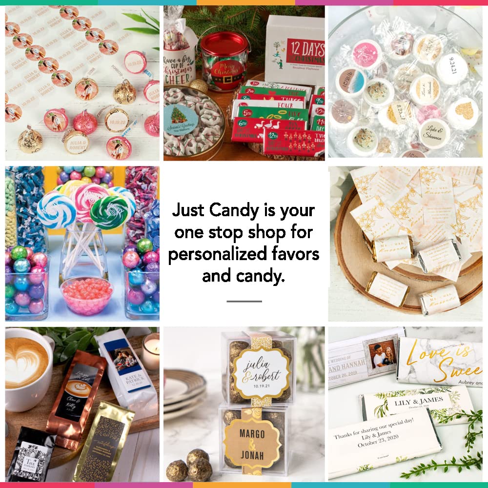 Just Candy 100 Grand bag on shelf, ideal for gifting or sharing