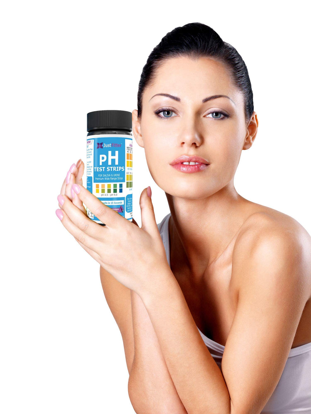 Just Fitter PDF instructions for easy at-home pH testing.