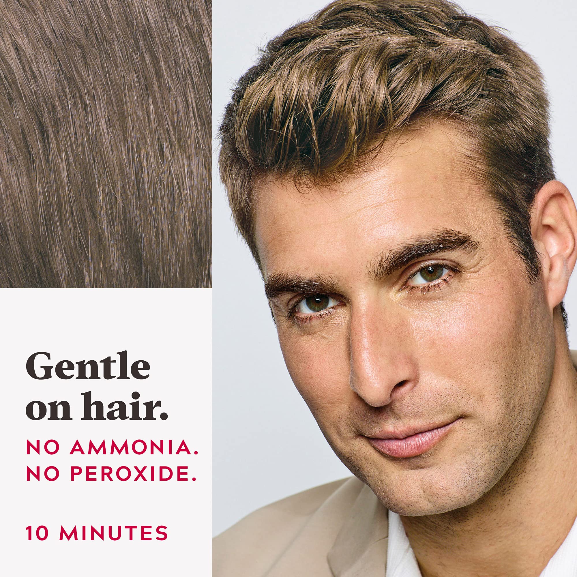 Applying color to targeted gray areas for natural results.
