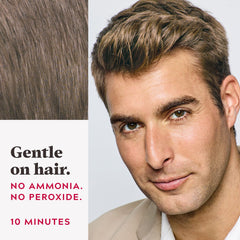 Applying color to targeted gray areas for natural results.