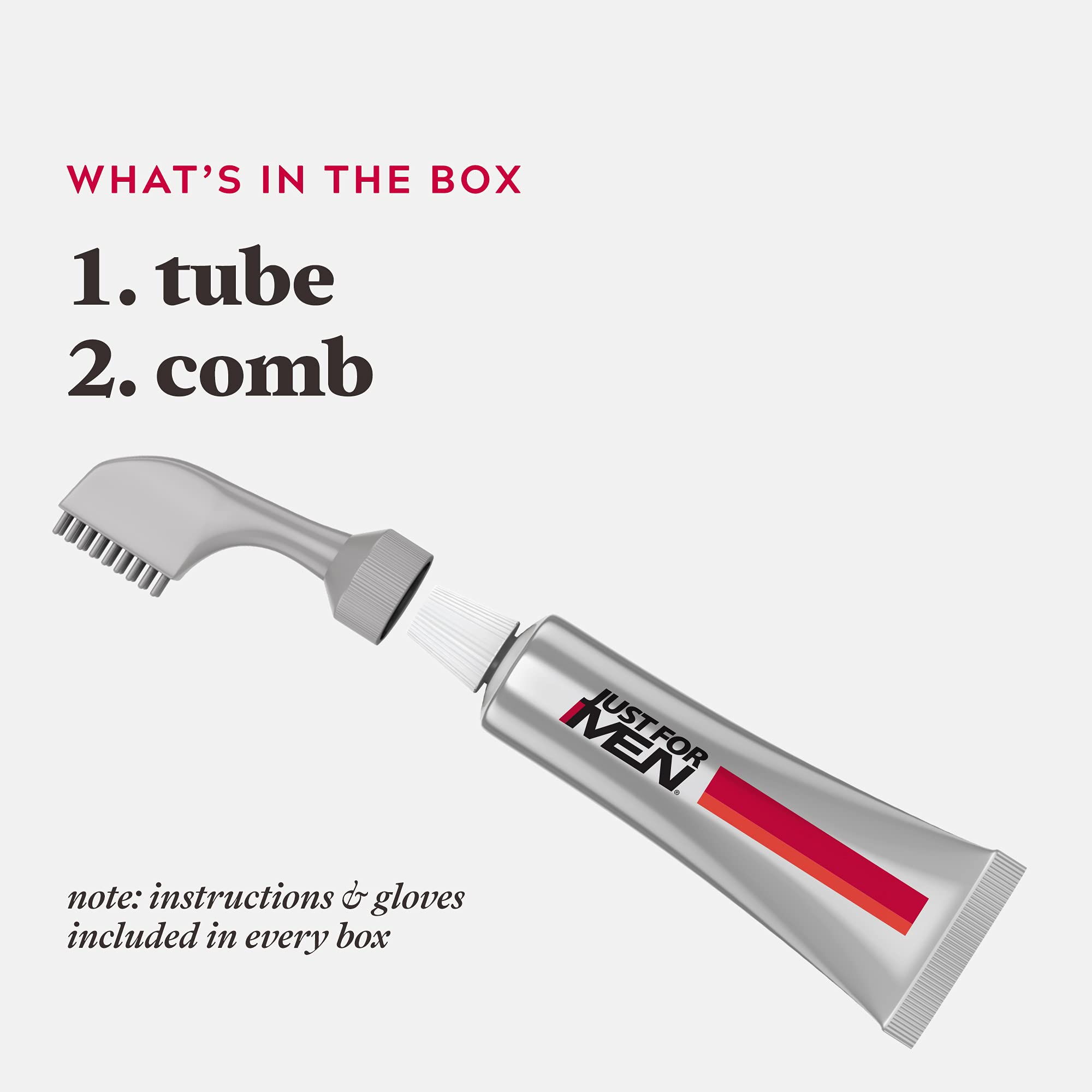 Tube ready to twist and comb for mess-free use.