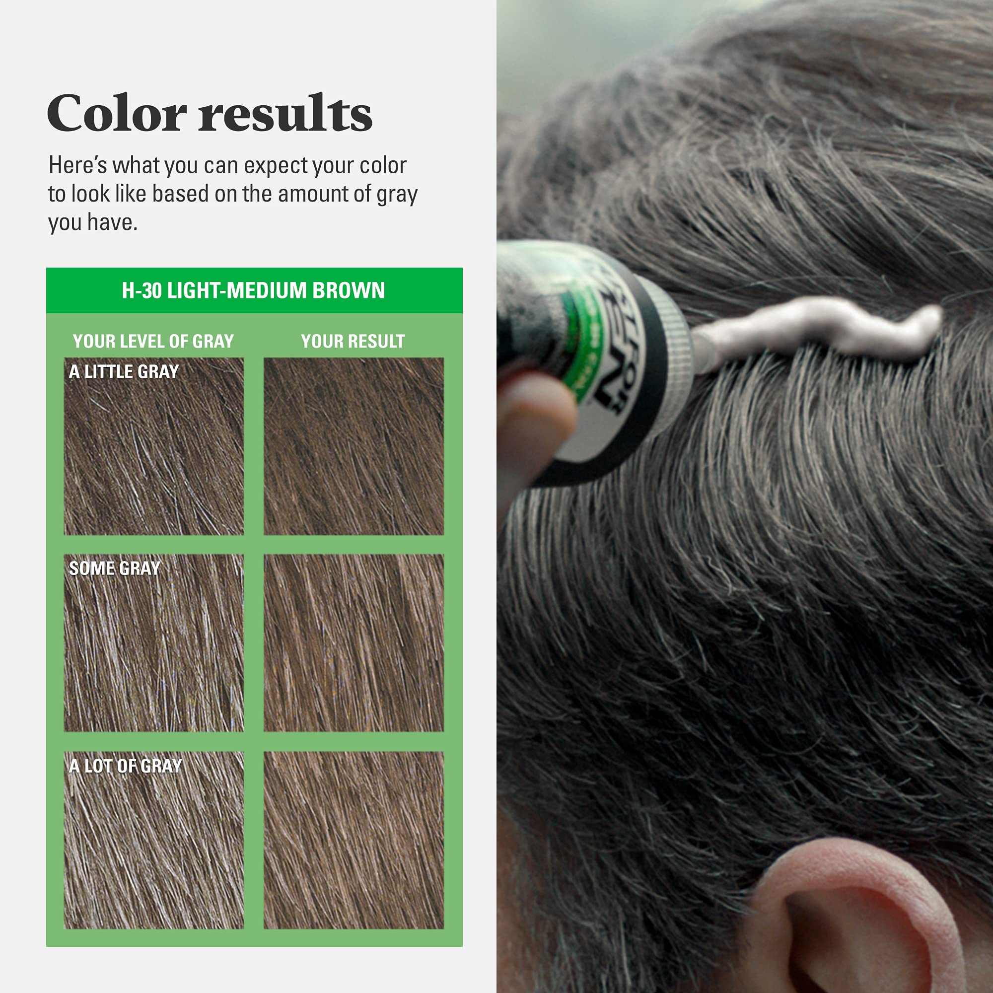 Ingredients: keratin, olive oil, vitamin E in Just For Men Shampoo-In Color
