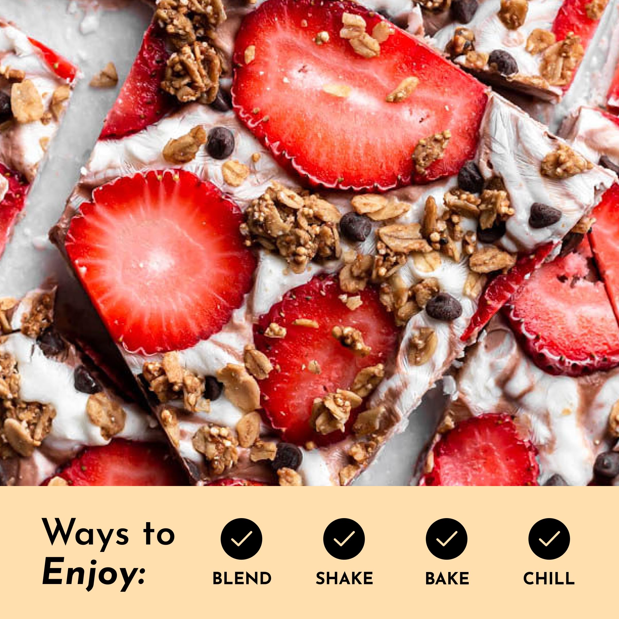 Mixes smoothly into smoothies for a balanced nutrition boost.