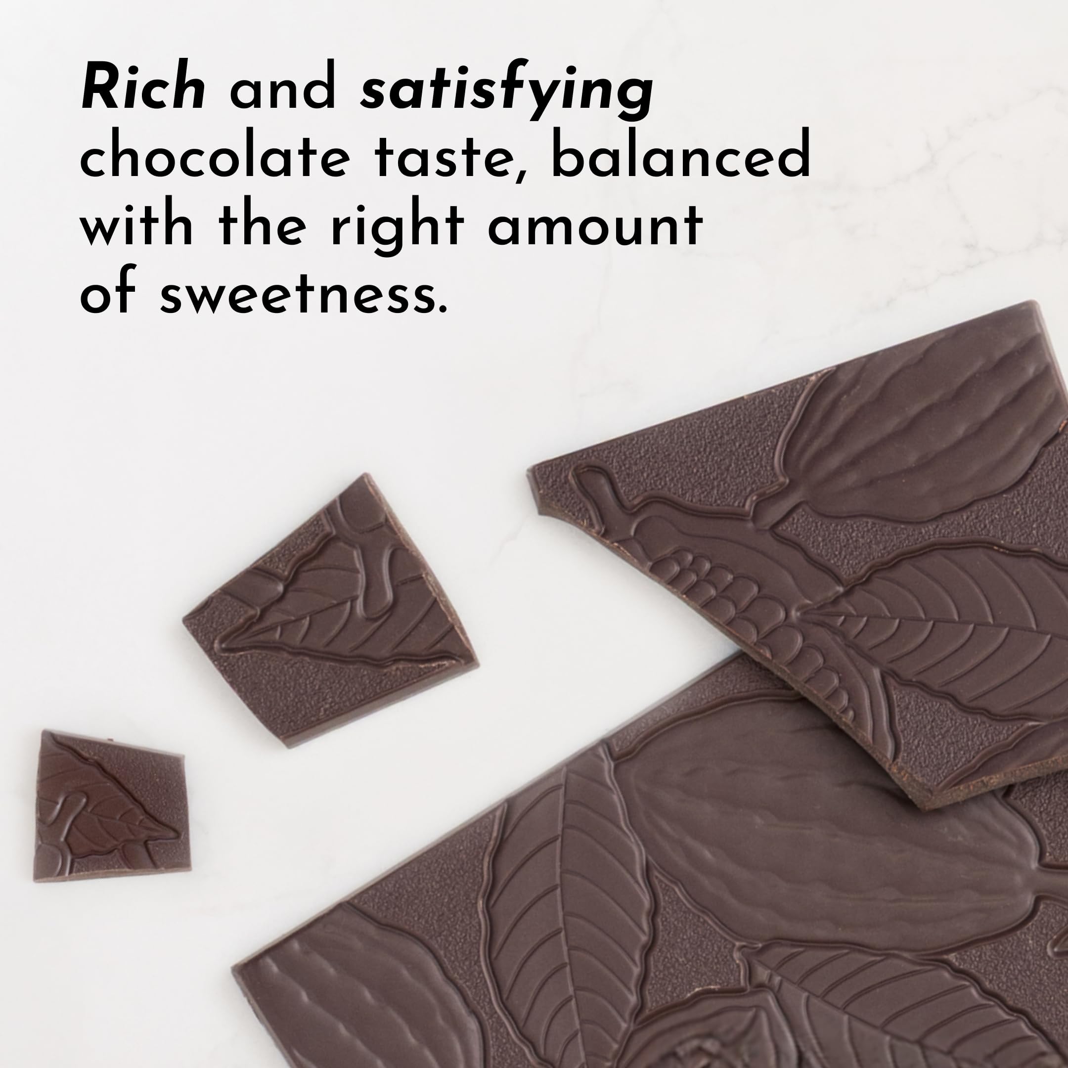 JUST INGREDIENTS Chocolate Protein Powder pour demonstrates smooth texture and mixability.