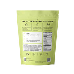 Just Ingredients Lemon Lime Electrolytes powder-dispense demonstrates easy mixing for on-the-go hydration.