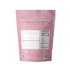 Just Ingredients Raspberry Lemonade Electrolytes pour shows easy on-the-go mixing
