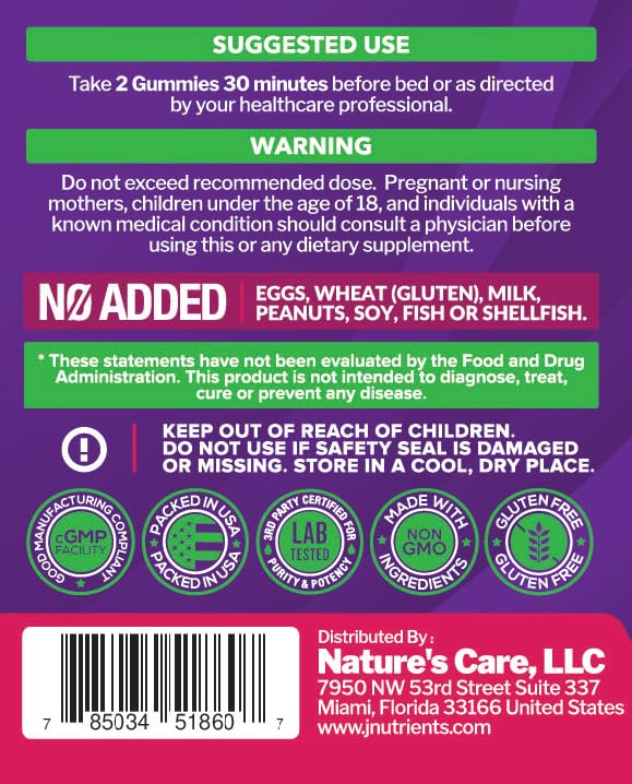 Just Nutrients Melatonin 20mg Gummies nightstand scene for convenient bedtime use.