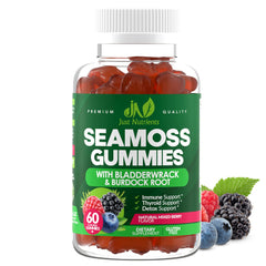 Just Nutrients Sea Moss Gummies bottle ready for daily immune and energy support.