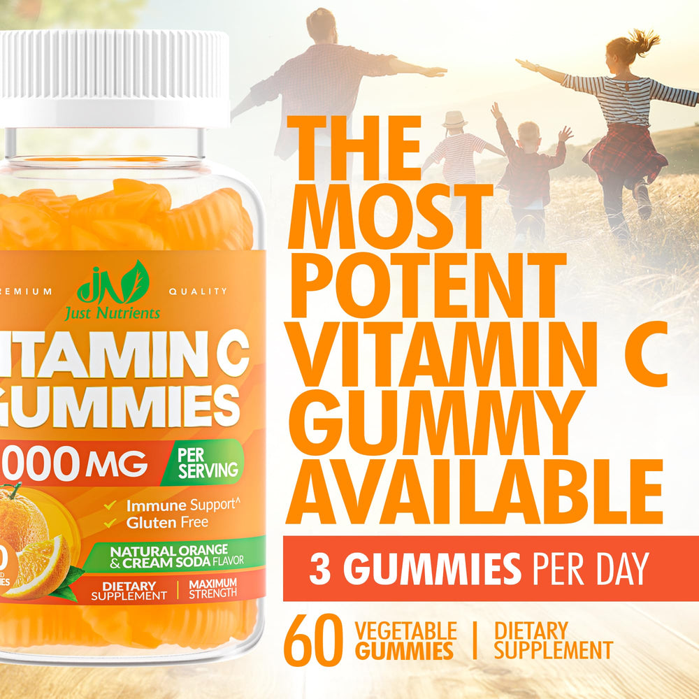 Just Nutrients gummies for kids and adults use case in daily routine