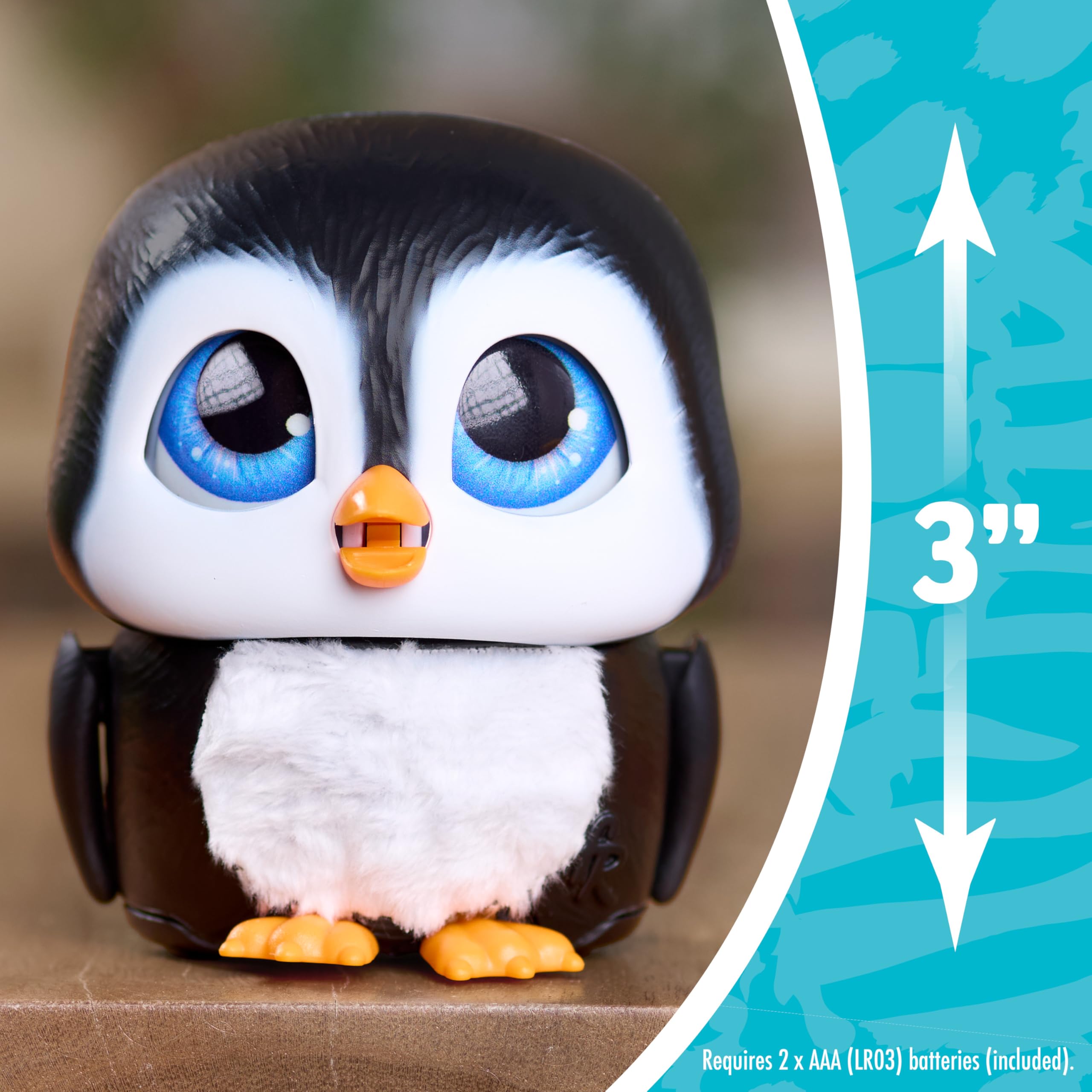 FurReal Handfuls Shivers penguin offers 50+ sounds and movements for imaginative play.