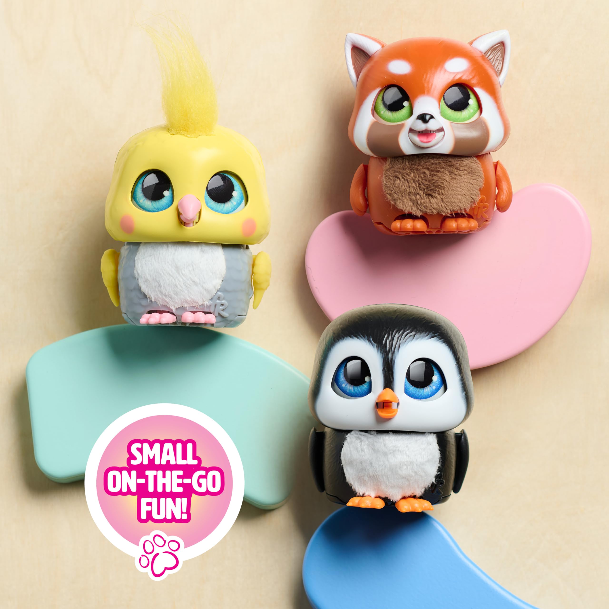 FurReal Handfuls Shivers penguin on-the-go companion fits pockets for quick snuggles.