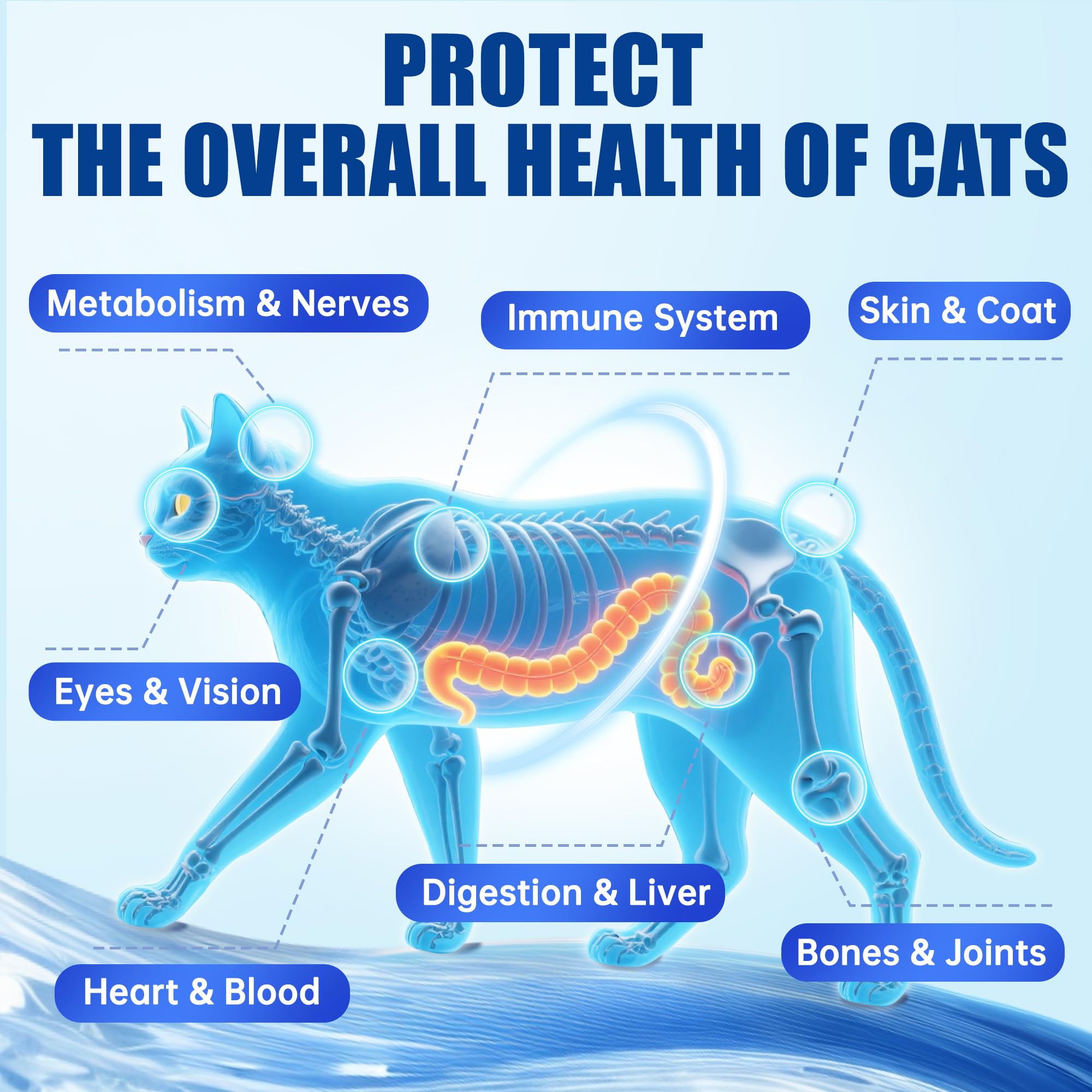 Just Try 23 in 1 Taurine cat treats chicken flavor chews for daily nutrition