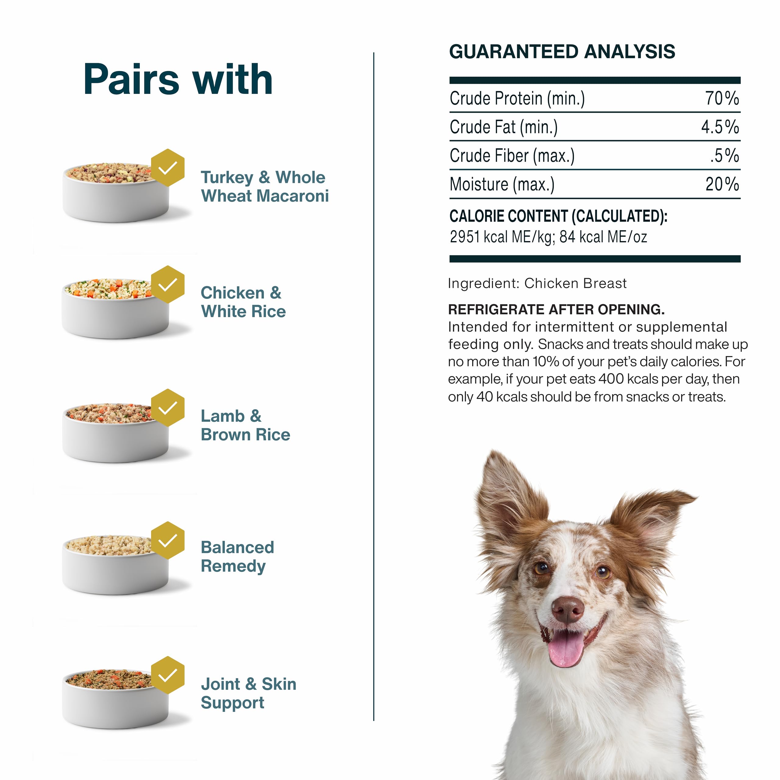 JustFoodForDogs 18oz packaging: large, convenient bag for at-home treats.