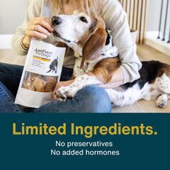 Porc pièces citrouille JustFoodForDogs, goûter naturel sans additifs chimiques.