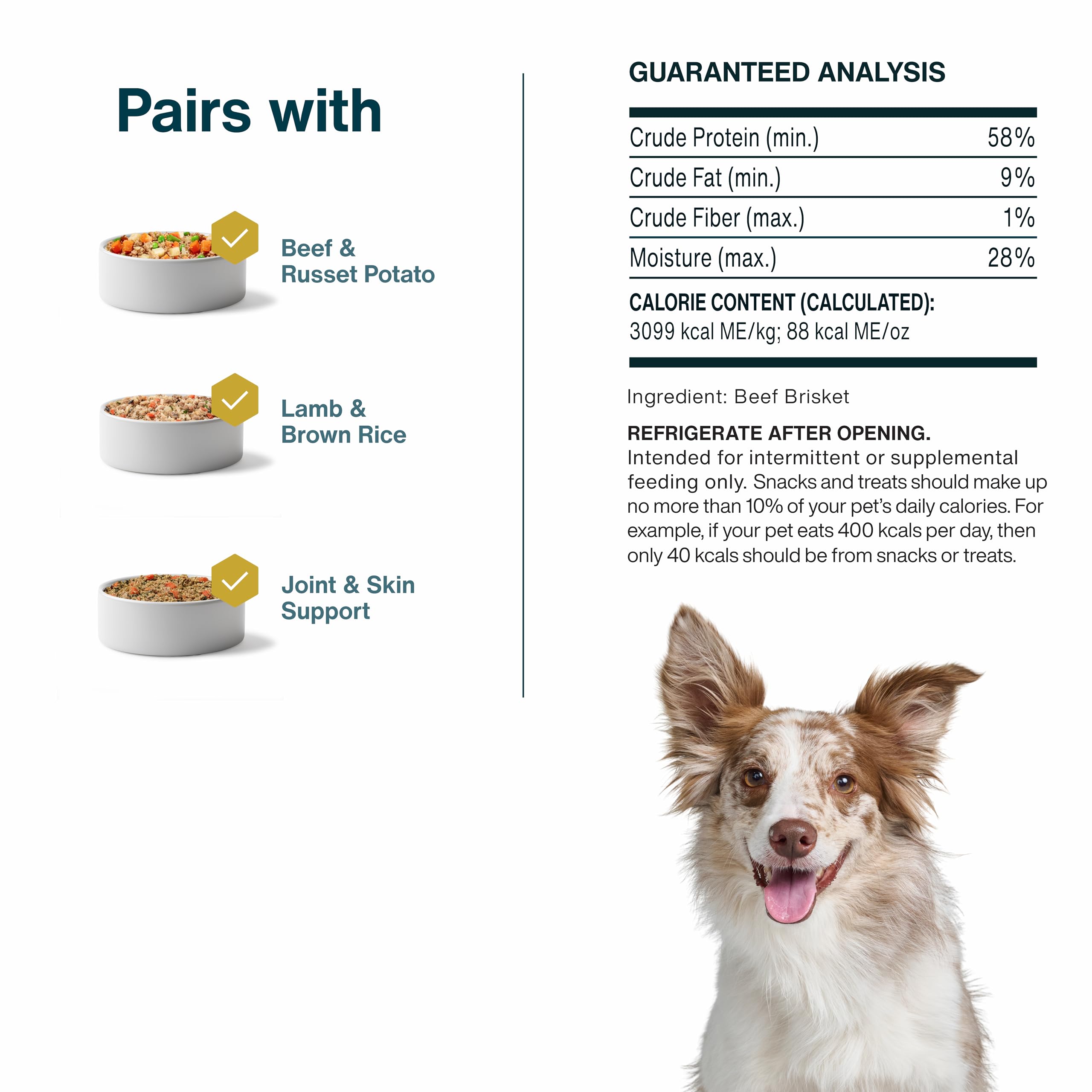 JustFoodForDogs rawhide-free chews, safe alternative chew