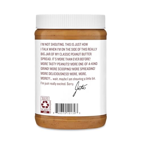 Justin's spread on crackers for an easy snack option