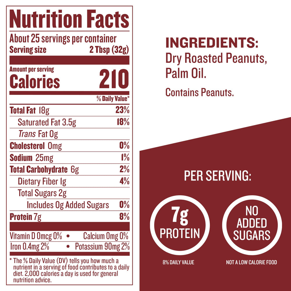 Label close-up on Justin's jar highlighting gluten-free and non-GMO claims