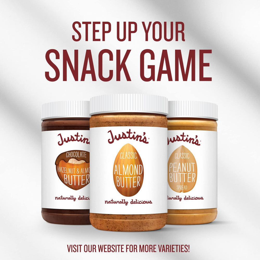 Justin's No Stir jar showcases gluten-free, Non-GMO ingredients