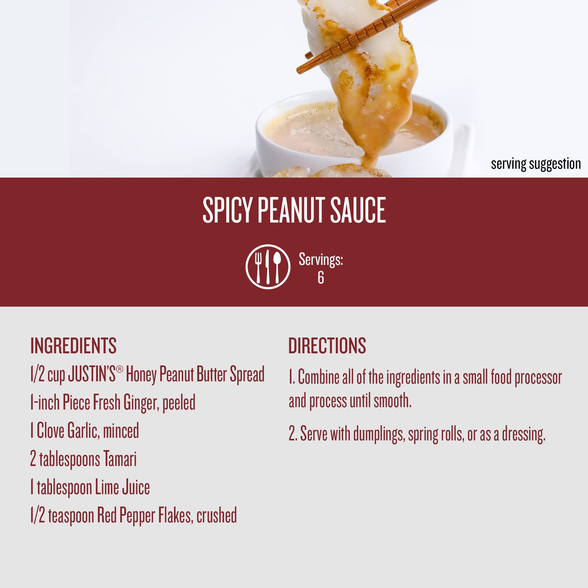 Justin's No Stir Honey Peanut Butter atop celery sticks adds crunch