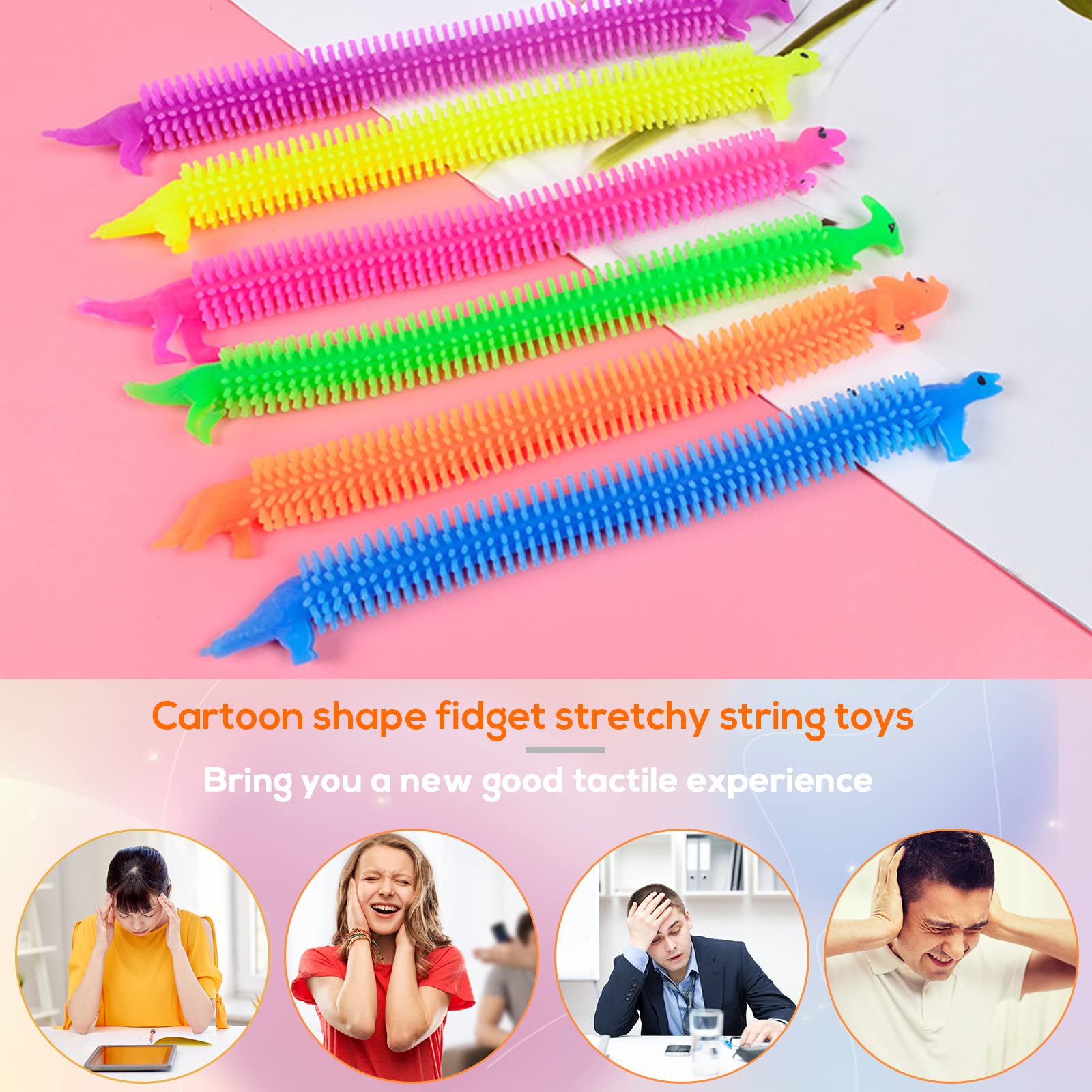 Juuxncgv wristband-stretchy-toy worn on wrist for quick calm moments.