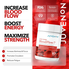 BloodFlow-7 capsules ready for daily energy and focus support.