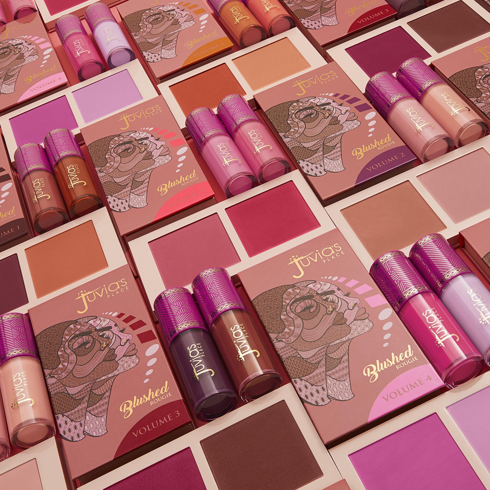 Close-up Lily swatch across different skin tones