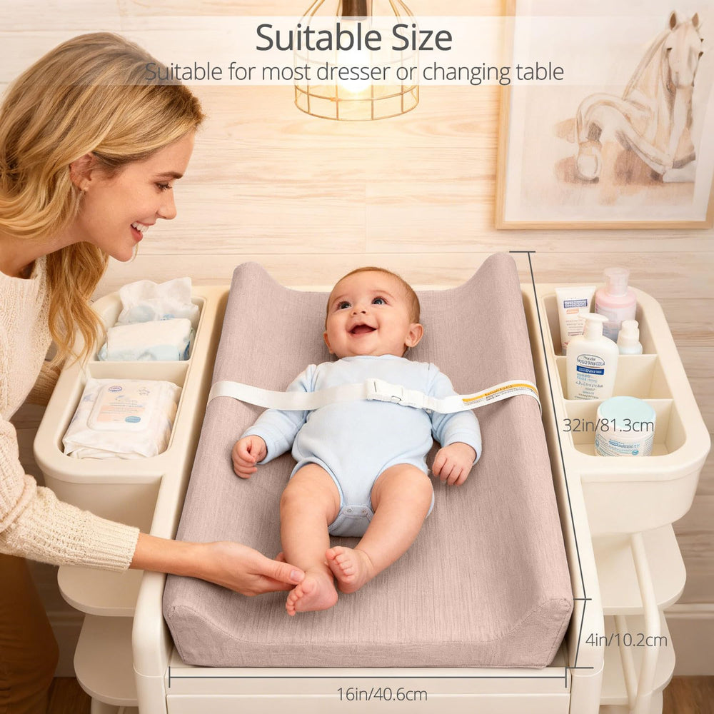 JVEOO changing pad fits standard tables for versatile nursery use