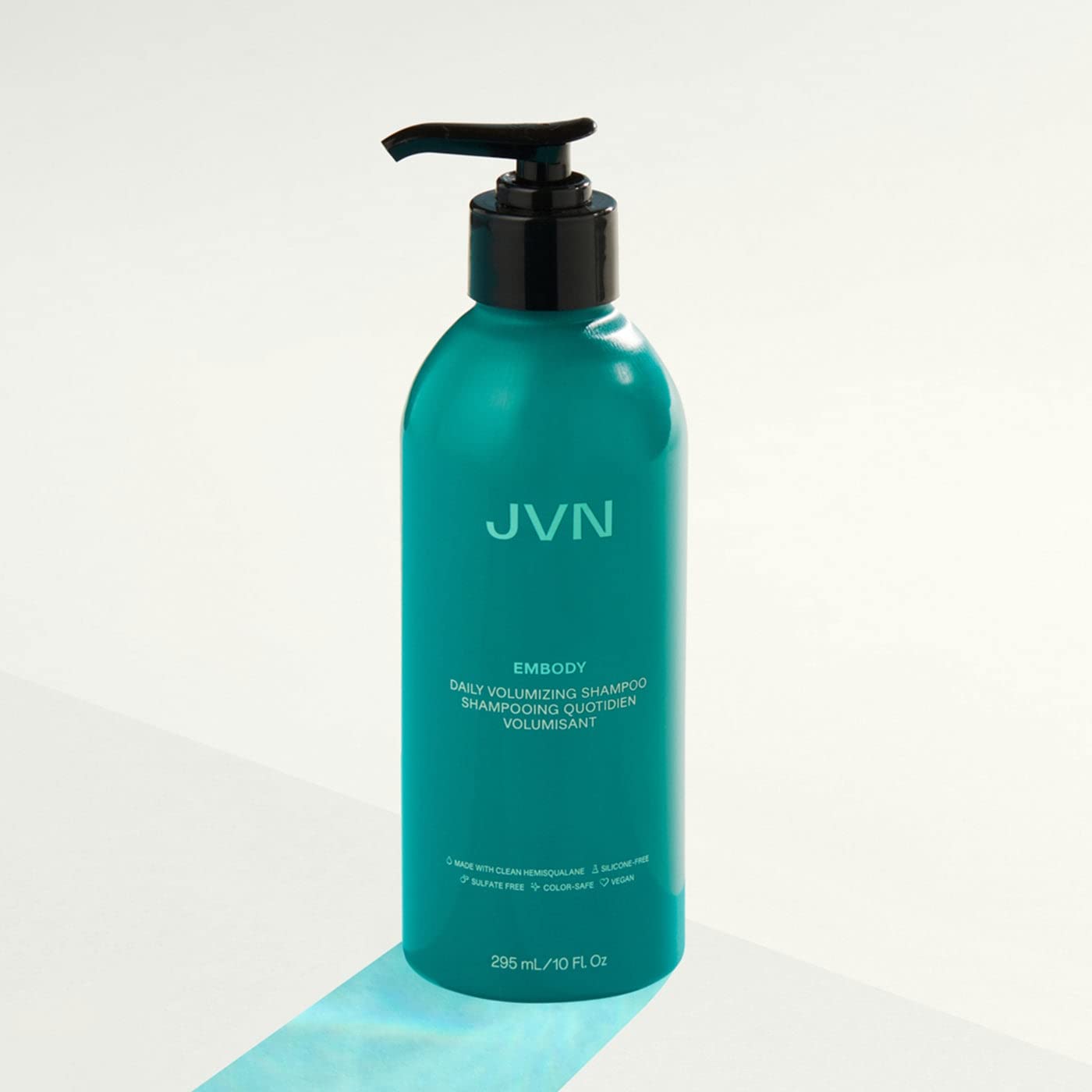 JVN Embody clarifying effect image hints at buildup removal for refreshed roots.