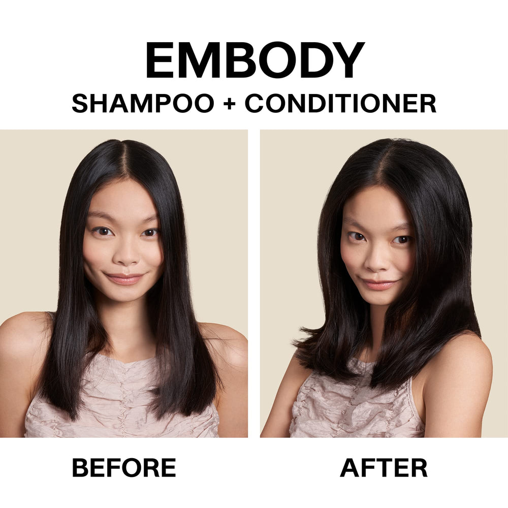JVN Embody pump closeup highlights easy, even distribution for a refreshing cleanse.