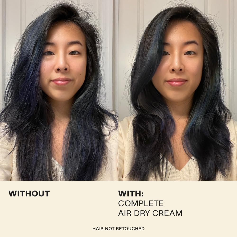 Dry or diffuse JVN No Heat Cream for day-two frizz freedom.