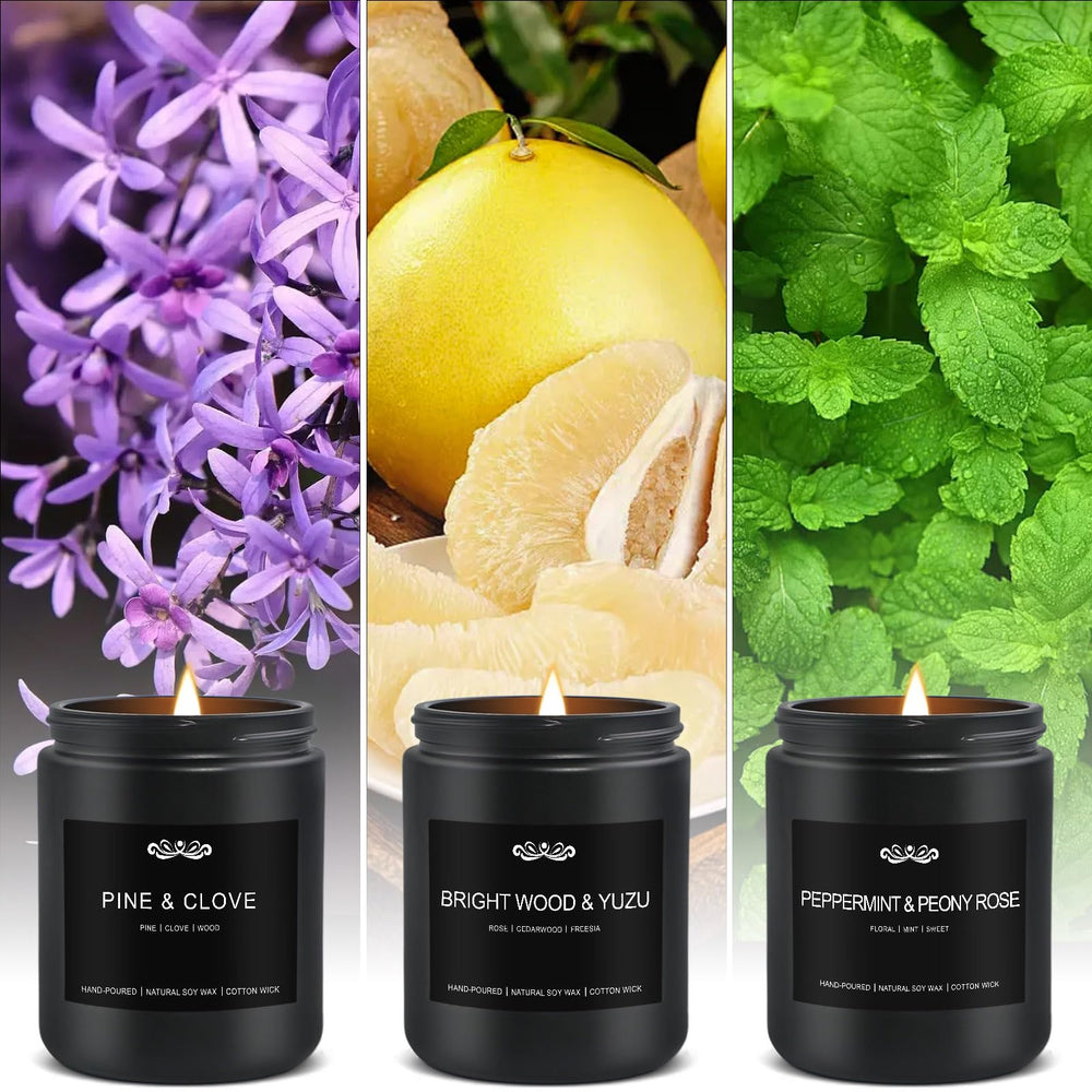 JXDLSQ pine-clove candle for cozy, rustic vibes