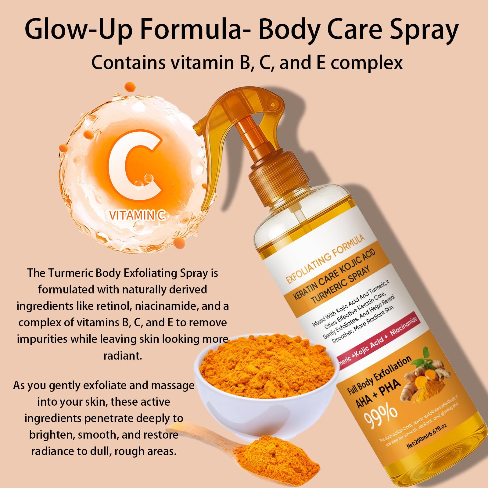 JXSVR Body Keratin Care Retinol and Glutathione close-up.