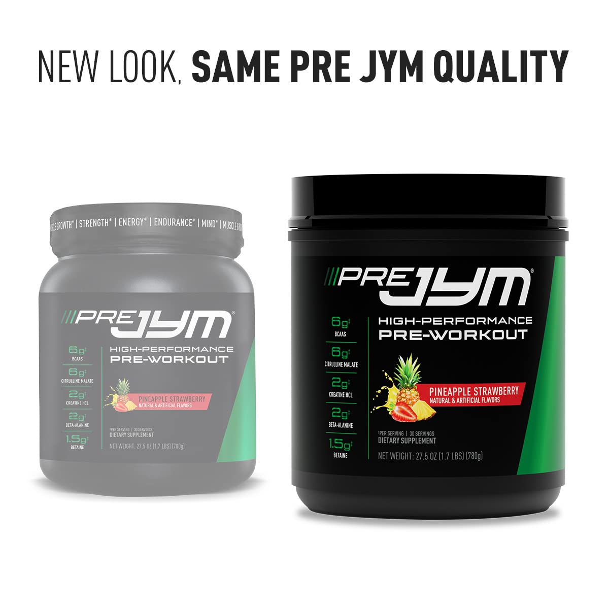 JYM Pre JYM Pineapple Strawberry final serve with vibrant color and smooth texture