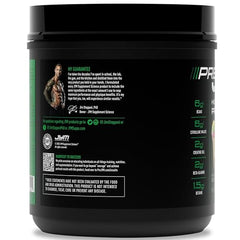 Close-up of the JYM Rainbow Sherbet tub label highlighting quality ingredients