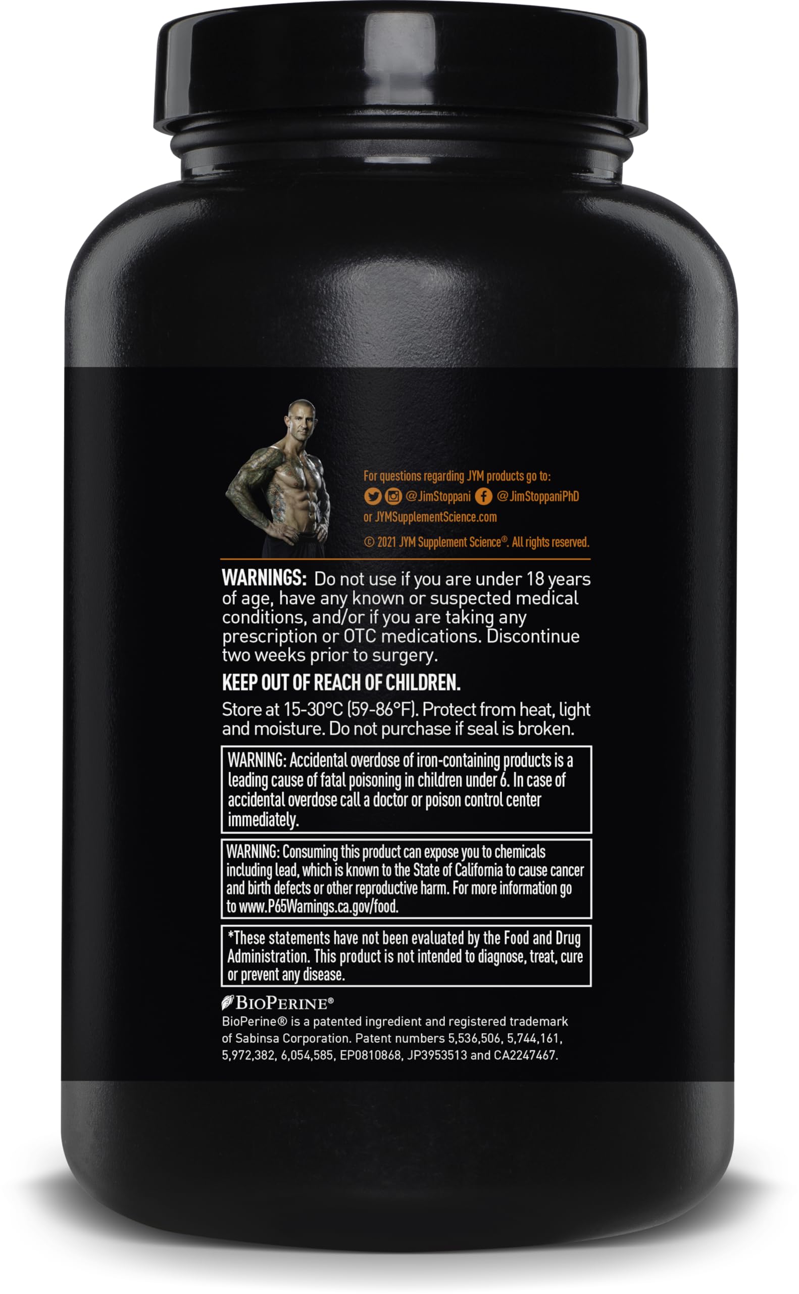 Vita JYM box packaging presents athlete-focused product
