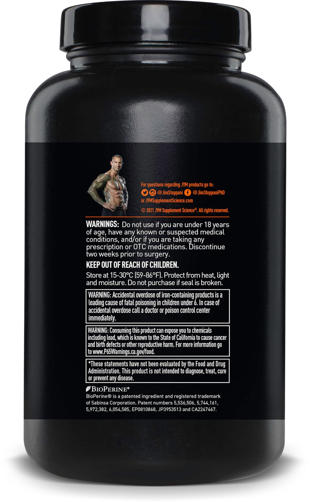 Vita JYM box packaging presents athlete-focused product