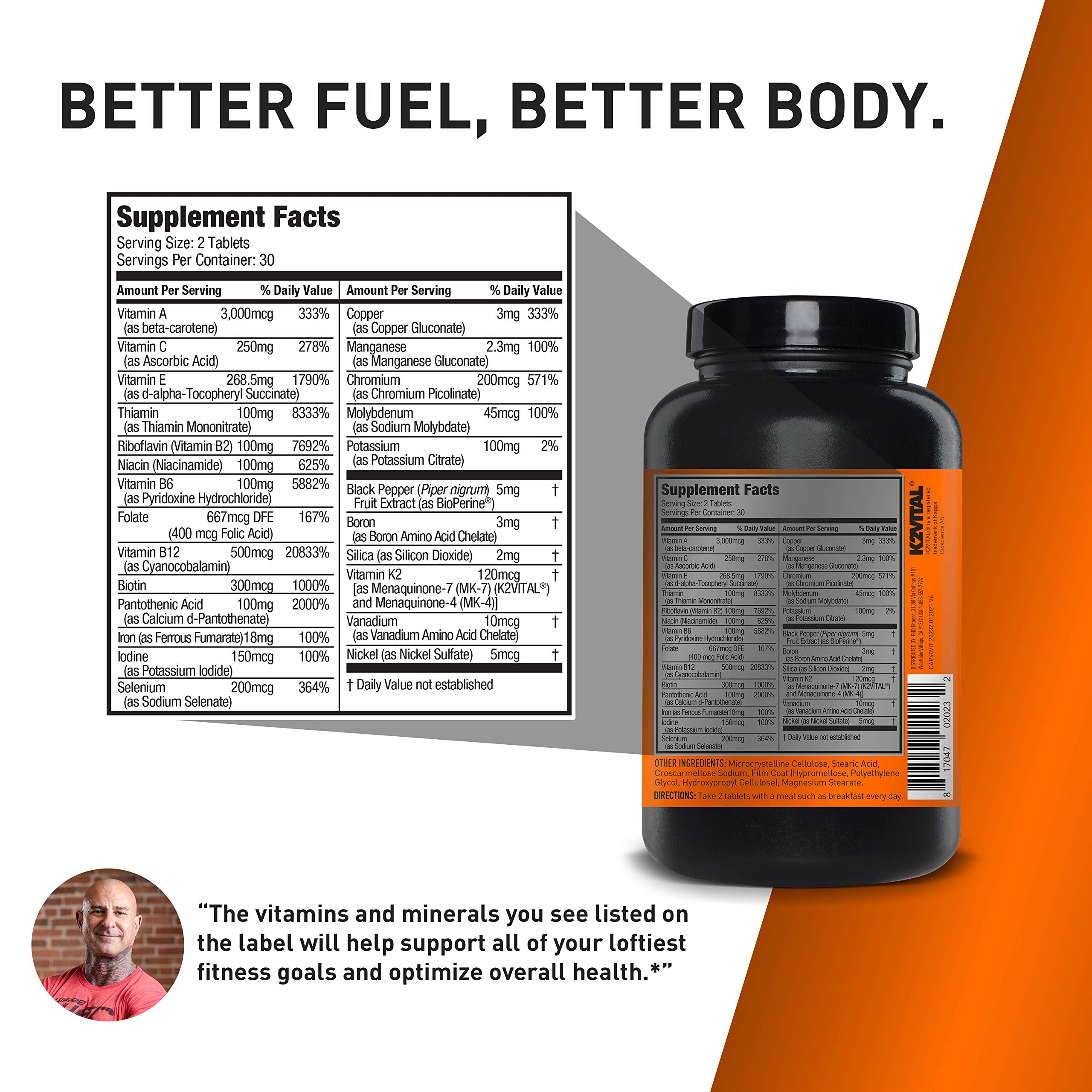 Vita JYM tablets close-up for easy training-day intake