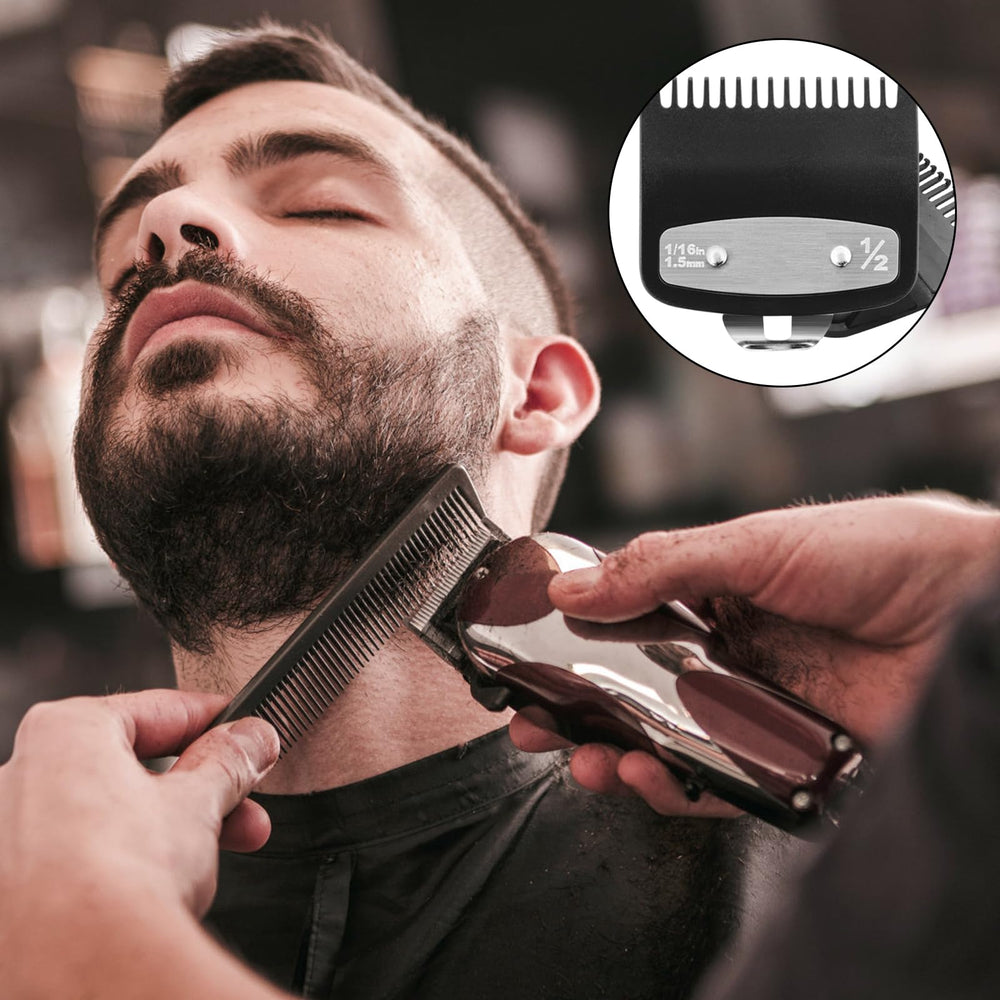 JYMBER full-size Wahl compatible guard set, versatile barber tool