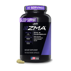 JYM ZMA JYM bottle front showing mineral blend for recovery support