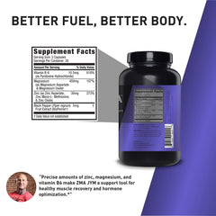 ZMA JYM capsules close-up highlighting precise mineral dosing for absorption