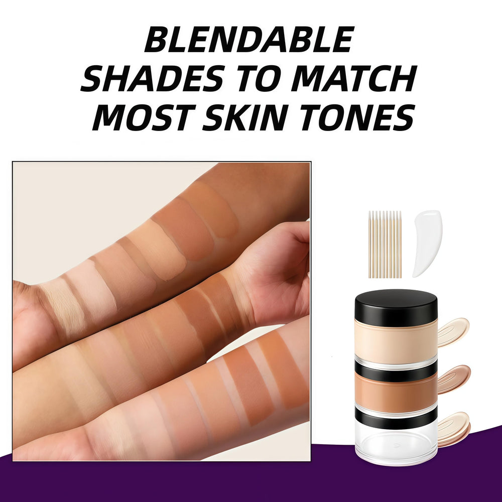 JYOVQXF waterproof and sweatproof cream endures daily activity.
