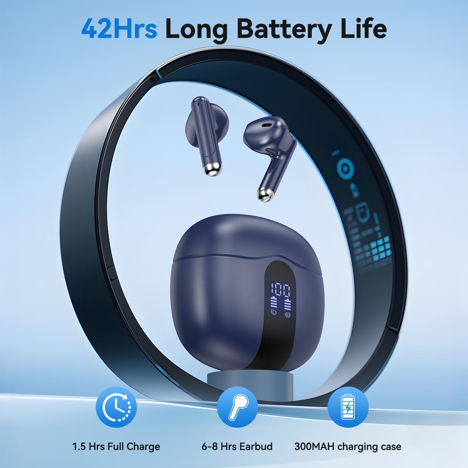 JYUESJKJ USB-C fast charging reduces downtime between uses.