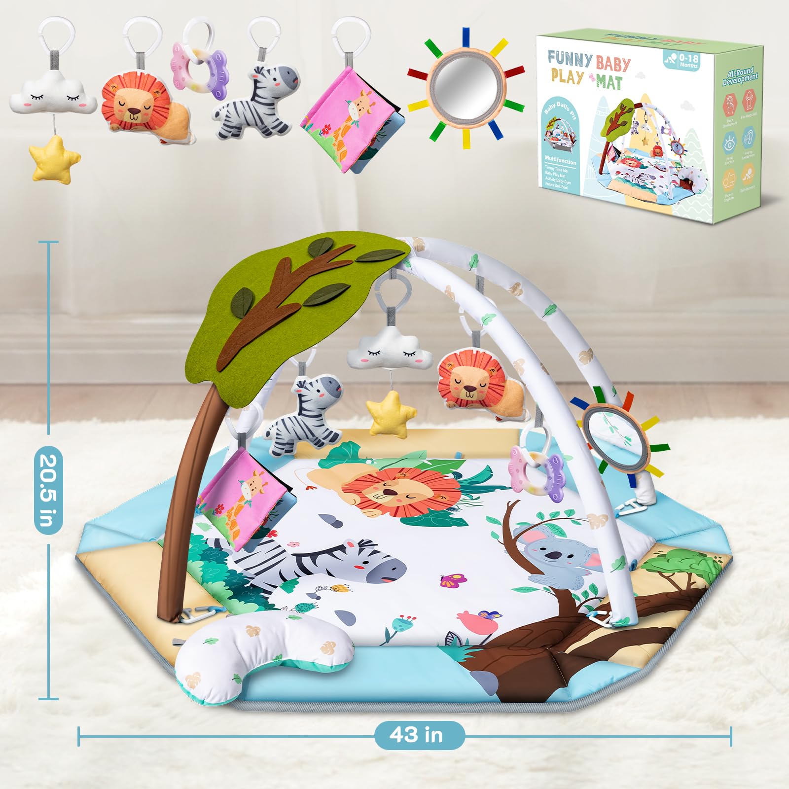 Jyusmile easy-setup foldable design for travel and storage