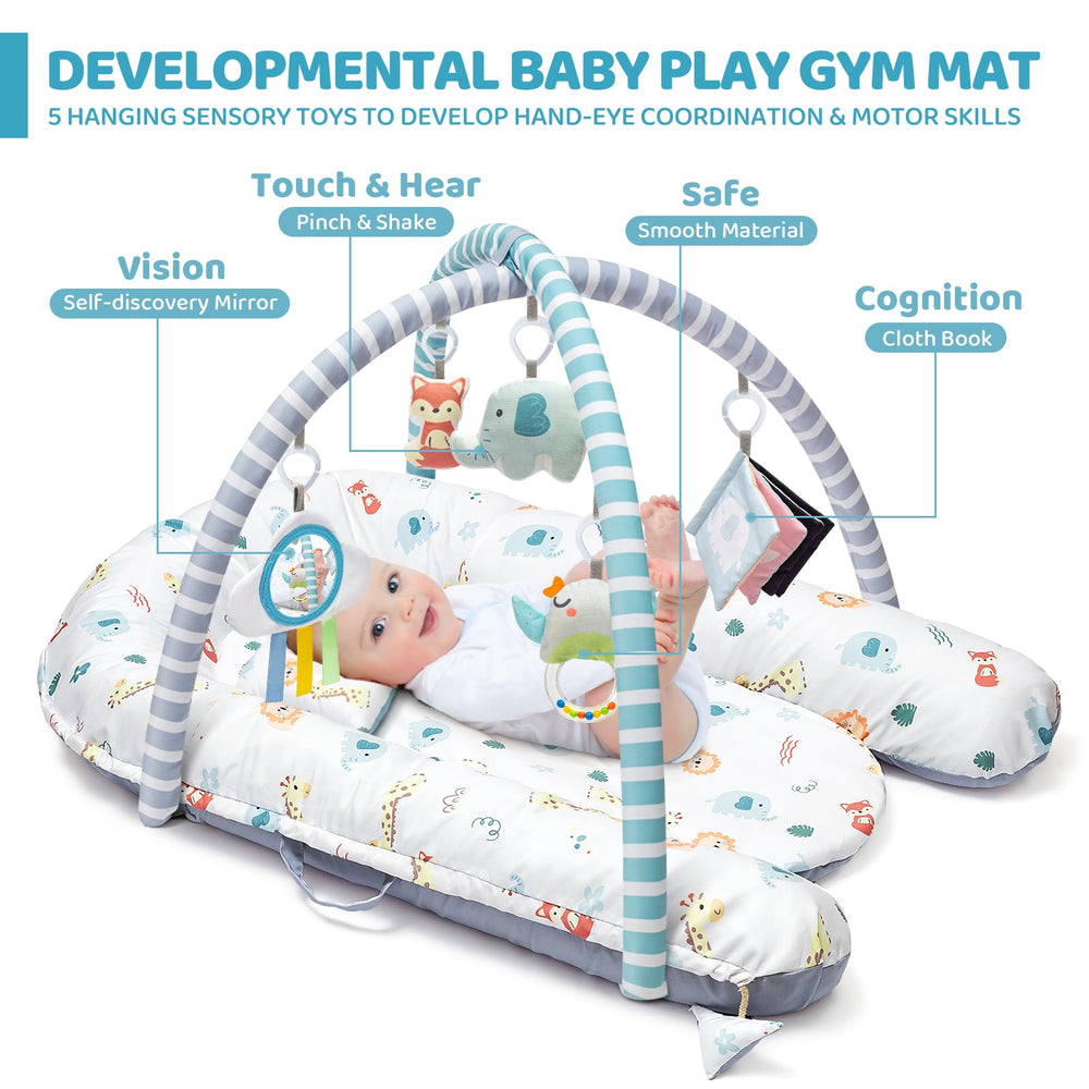 Jyusmile baby gym toys removable for hands-on exploration and stimulation.