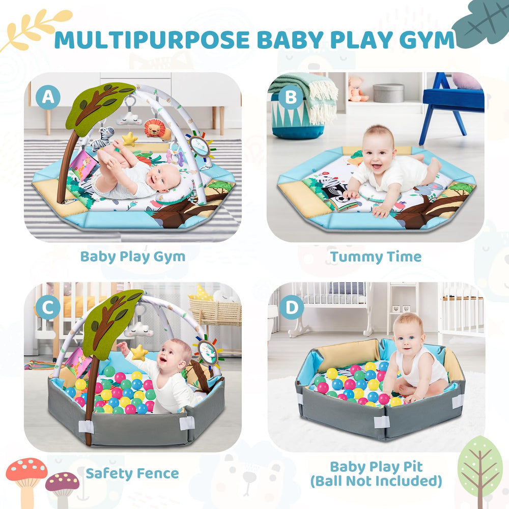 Jyusmile tummy time moon pillow supporting early head control